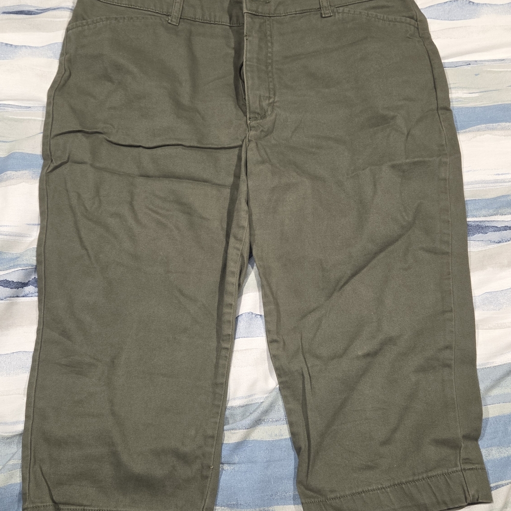 St. John's Bay Olive Capris